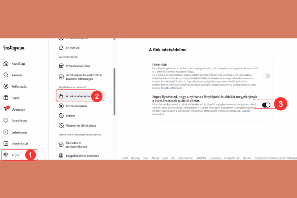Hogyan jelenjen meg az Instagram profilod a Google-ben